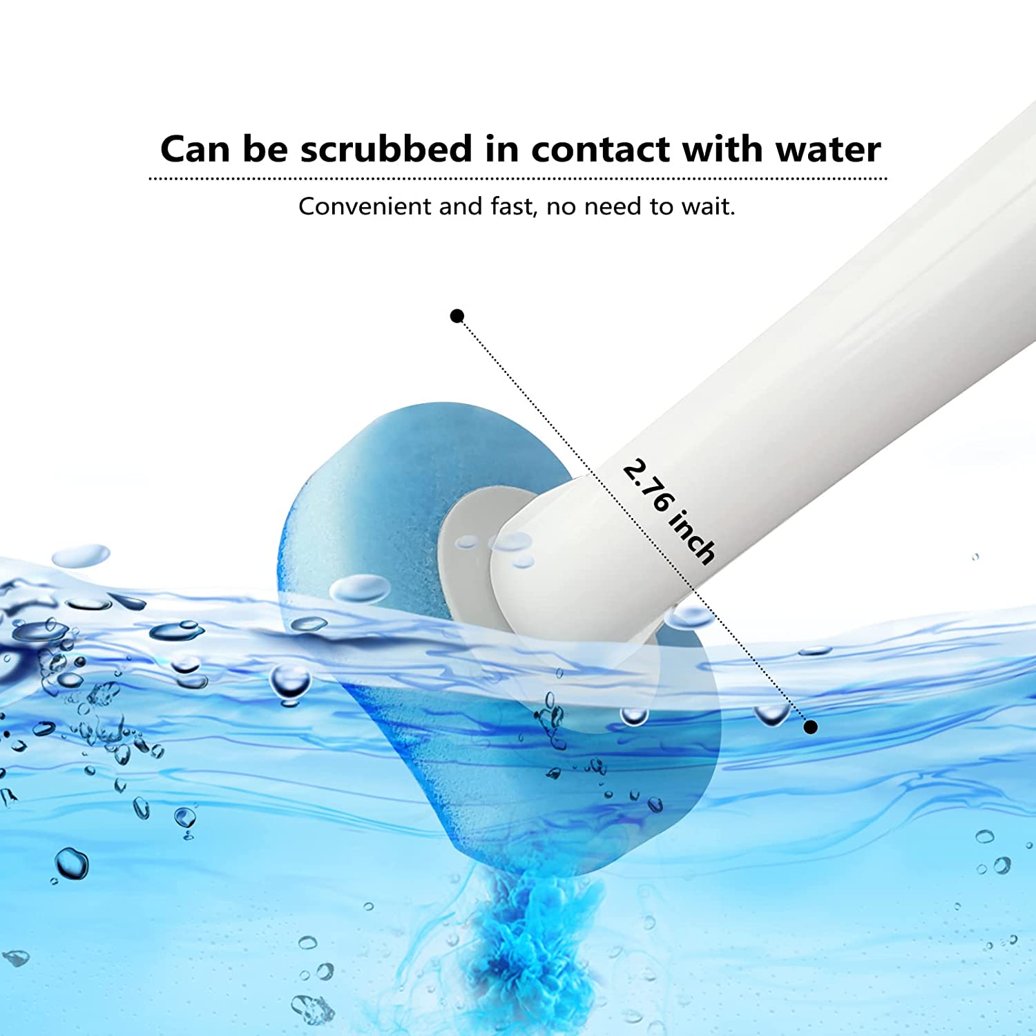 4073 Disposable Toilet Brush Set with 8 Toilet Wand Sponge Refills. Toilet Bowl Brush for Bathroom DeoDap 4073 Disposable Toilet Brush Set with 8 Toilet Wand Sponge Refills. Toilet Bowl Brush for Bathroom DeoDap